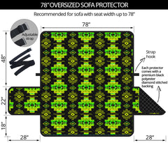 GB-NAT00720-07  Pattern Native 78" Oversized Sofa Protector