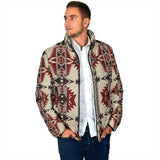 GB-NAT00594 Geometric Seamless Pattern  Men's Padded Jacket