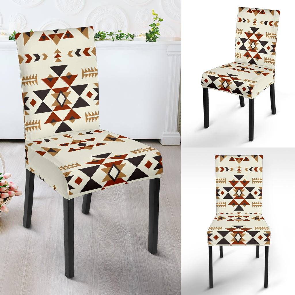 GB-NAT00514 Ethnic Pattern Design Dining Chair Slip Cover - Powwow Store