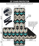 GB-NAT00606 Geometric Seamless Pattern 23" Chair Sofa Protector