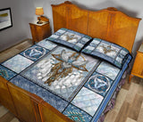 Golden Owl Dreamcatcher Native American Quilt Bed Set - Powwow Store