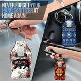 Native Pattern Sanitizer Bottle Keychains SET 16