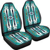 CSA-00013  Blue Tribe Pattern Car Seat Cover