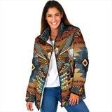 Powwow Storegb nat00057 03 southwest blue symbol womens padded jacket