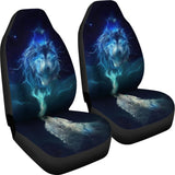 Powwow Store csc 0011 light rays wolf car seat covers