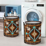 Powwow Store gb nat00023 04 mandala brown laundry basket