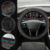 GB-NAT00597 Tribal Vector Steering Wheel Cover