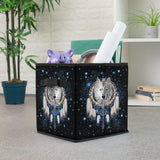 GB-NAT00010-02 Galaxy Dreamcatcher Wolf 3D  Storage Cube