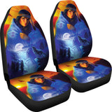 Powwow Store gb nat00451 howling wolf girl car seat covers