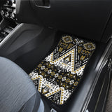 Powwow Store gb nat00612 retro color tribal front and back car mats set of 4