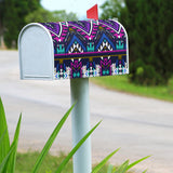 GB-NAT00380 Purple Tribe Pattern Mailbox Cover