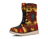 Southwest Brown Symbol Native American Polar Boots