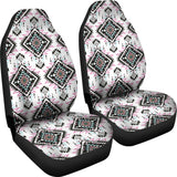 Powwow Storecsa 00038 pattern white native car seat cover