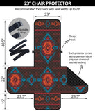 Powwow Store gb nat00603 navajo seamless pattern 23 chair sofa protector