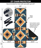 Powwow Store gb nat00427 navy arrow pattern 23 chair sofa protector