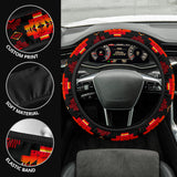 Powwow Storegb nat00720 03 tribes pattern steering wheel cover