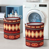 Powwow Store gb nat00510 red ethnic pattern laundry basket