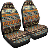 CSC005- Pattern Native Brown Car Seat Cover