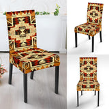 Southwest Yellow Symbol Native American Dining Chair Slip Cover