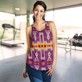 Powwow Store gb nat00062 07 light purple tribe design native american womens racerback tank