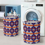 Powwow Store gb nat0004 purple pattern laundry basket