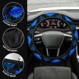 Powwow Storegb nat00720 02 tribes pattern steering wheel cover