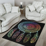 Dreamcarcher Colorful Native American Design Area Rug - ProudThunderbird