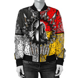 Chief Arrow Native American Women's Bomber Jacket - ProudThunderbird