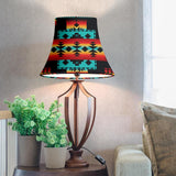 Powwow Store black navajo pattern native american bell lamp shade old link