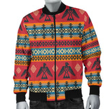 GB-NAT00029 Red Thunderbird Native American Bomber Jacket