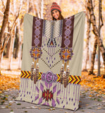 Powwow Store gb nat00069 04 pink pattern breastplate blanket