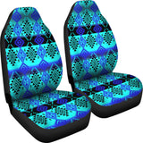 Powwow Storecsa 00037 pattern blue native car seat cover