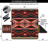 United Tribes Pattern Native American 78" Oversized Sofa Protector