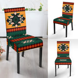 GB-NAT00408 Aztec Geometric Pattern Dining Chair Slip Cover