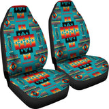 Powwow Store gb nat00046 14 blue native tribes pattern native american car seat covers