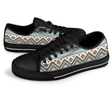 GB-NAT00604 Tribal Striped Seamless Pattern Low Top Canvas Shoe