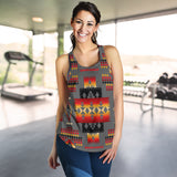 Powwow Store gb nat00046 11 gray tribe pattern native american womens racerback tank