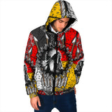 GB-NAT00015 Chief Arrow Native American Men's Padded Hooded Jacket