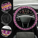 Powwow Store gb nat00062 07 light purple tribe steering wheel cover