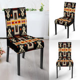 Black Tribe Design Native American Dining Chair Slip Cover