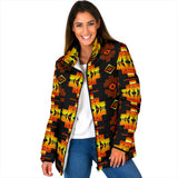 GB-NAT00720-06 Pattern Native Women's Padded Jacket