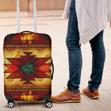 GB-NAT00068 United Tribes Brown Design Native American Luggage Covers
