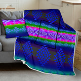 GB-NAT00680-03Pattern Native American Pillow Blanket