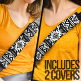 Powwow Store gb nat00 441 black pattern seat belt cover