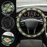 Powwow Store gb nat00114 turquoise native american steering wheel cover