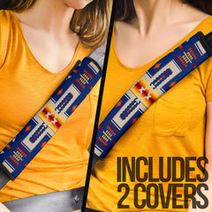 GB-NAT00062-04 Navy Tribe Design Seat Belt Cover