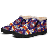 3D Purple Native Tribes Pattern Native American Winter Sneakers