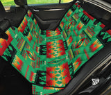 Powwow Store gb nat00046 05 green native pattern pet seat cover