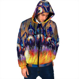 Powwow Storegb nat00013 5 warriors native american mens padded hooded jacket