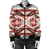 Powwow Storegb nat00540 red vector womens bomber jacket